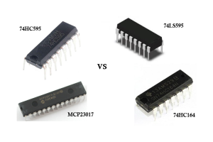 درک تفاوت های بین 74HC595 ، 74LS595 ، 74HC164 و MCP23017