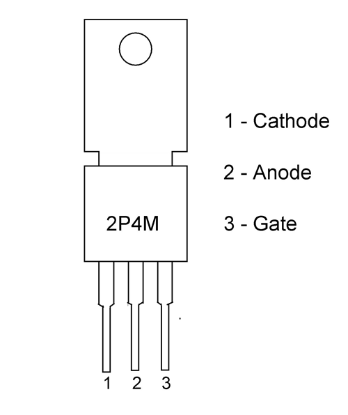 2P4M SCR pinout