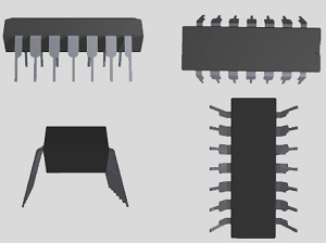 CD4011 CAD Model