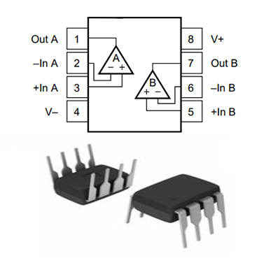 OPA2134 Pinout