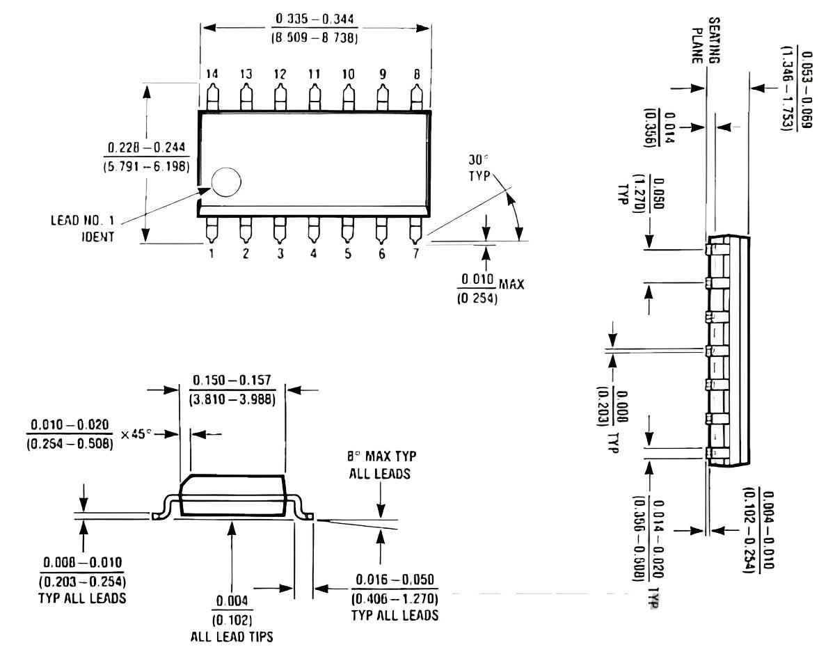 2D-model and Dimensions
