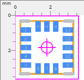  LIS3DHTR Footprint