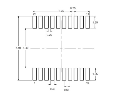 Fig.1 Package of STM8S003F3P6TR Microcontroller