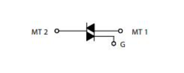 BTA16-600B Functional Diagram